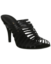 Ferragamo Braided High Heel Sandals In Black