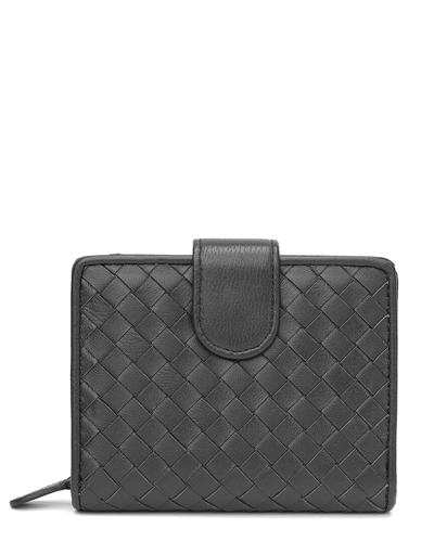 Tiffany & Fred Woven Leather Wallet