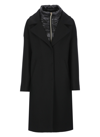 Herno Wool Coat In Black