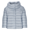 Herno Sofia Quilted Down Jacket In Celeste
