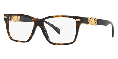 Versace Demo Rectangular Ladies Eyeglasses Ve3335 5404 56 In N/a