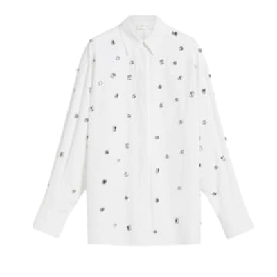 Sportmax White Shirt With Jewels