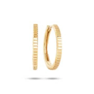 Carre Carré Gold Plated Hoop Earring 2cm