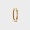 CARRE CARRÉ GOLD PLATED HOOP EARRING 2CM