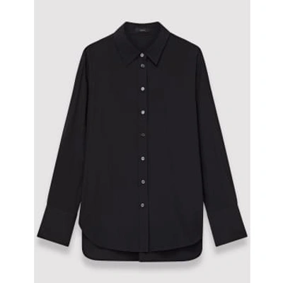 Joseph Silk Crepe De Chine Joe Blouse In Black