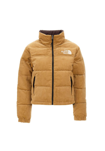 The North Face 1992 Reversible Nuptse In Beige