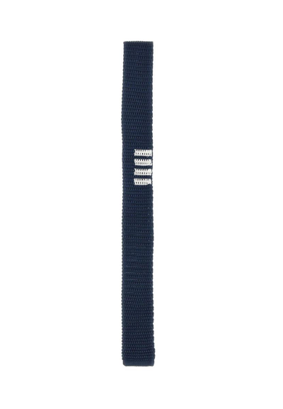 Thom Browne Navy 4-bar Tie In Blue