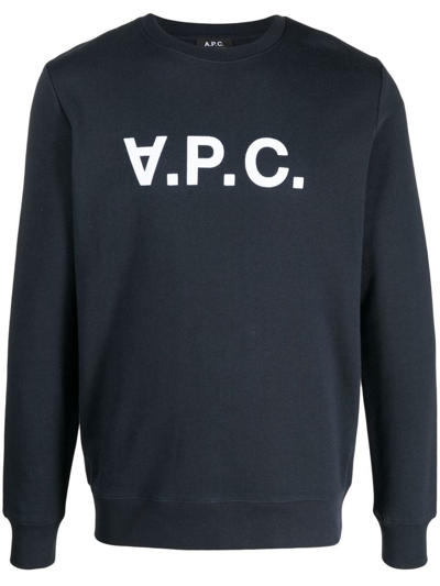 A.P.C. A.P.C. LOGO ORGANIC COTTON SWEATSHIRT