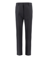 Givenchy Men Wool Trouser With Logoed Bands On The Side In Black