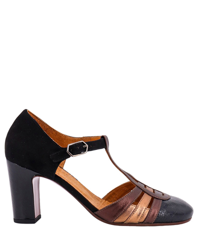 Chie Mihara Wance Heeled Sandals In Black