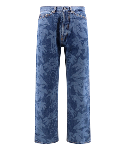 Palm Angels Jeans In Blue