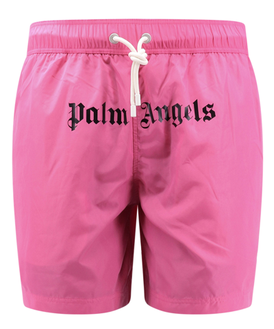 Palm Angels Swim Shorts In Pink