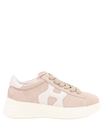 Hogan Rebel Sneakers In Beige