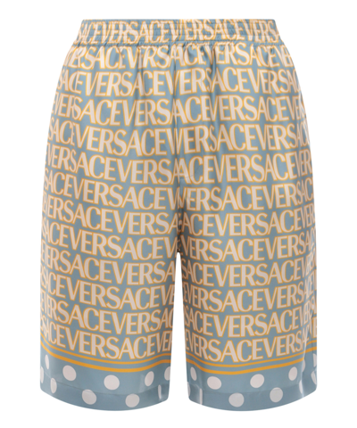 Versace Shorts In Blue