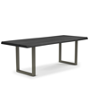 URBIA URBIA BROOKS 79IN U BASE DINING TABLE