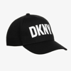 DKNY DKNY TEEN BLACK COTTON CANVAS CAP