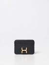 CHLOÉ MARCIE CREDIT CARD HOLDER IN GRAINED LEATHER,E47498002