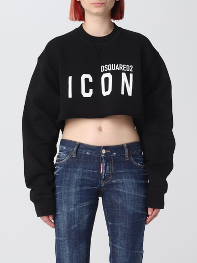 Dsquared2 Sweatshirt  Woman In Black