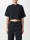Heron Preston Black Crop Top In Black
