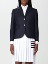 Thom Browne Wool Blazer In Navy