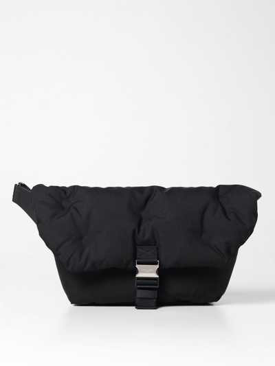 Maison Margiela Logo-patch Padded Shoulder Bag In Black