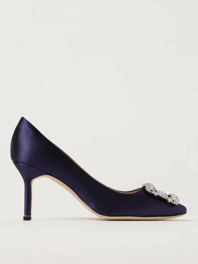 Manolo Blahnik Court Shoes  Woman In Blue