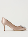 Manolo Blahnik Court Shoes  Woman In Blush Pink