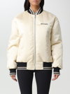 Palm Angels Bomber Jacket In Beige