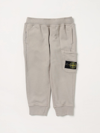 Stone Island Trousers  Junior Kids In Dove Grey