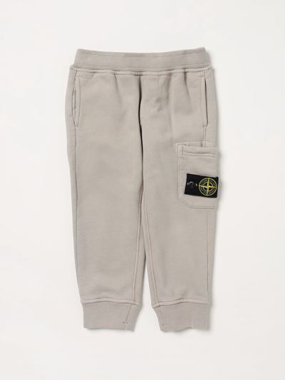 Stone Island Trousers  Junior Kids In Dove Grey