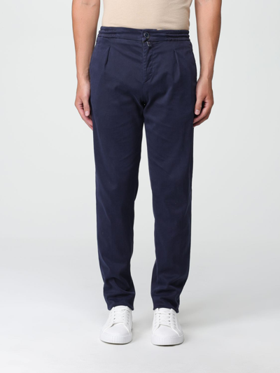 Kiton Pants  Men Color Blue
