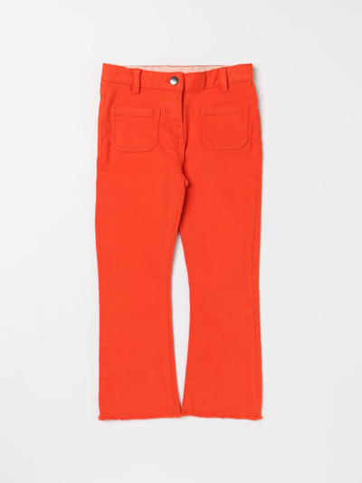 Stella Mccartney Kids' Orange Cotton Jeans