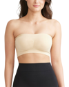 Yummie Seamless Nylon Bandeau In Brown
