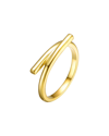 RACHEL GLAUBER RACHEL GLAUBER 14K PLATED CRISS CROSS RING