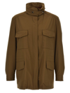 Loro Piana Iconic Traveller Windbreaker Jacket In Khaki