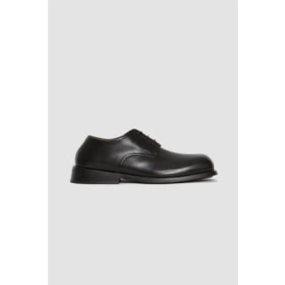 Marsèll Square Toe Derby Shoes In Black
