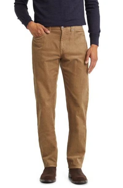 Peter Millar Crown Crafted Wayfare Five-pocket Trousers In Khaki