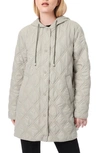 BERNARDO HOODED QUILTED LINER JACKET