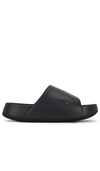 Nike Calm Sliders In Black In Black & Black