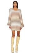 Show Me Your Mumu Timothy Tunic In Neutral Space Dye Knit