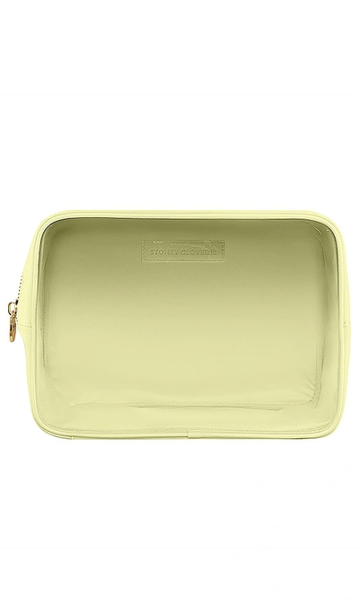 Stoney Clover Lane Clear Front Large Pouch In Banana