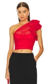 Majorelle Soriya Top In Royal Red