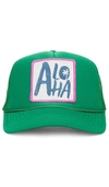 Friday Feelin Aloha Hat In Green