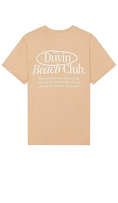 Duvin Design T恤 – 棕黄色 In Tan