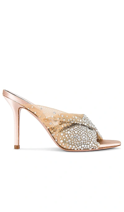 Gedebe Mariel Embellished Mules 100 In Blush