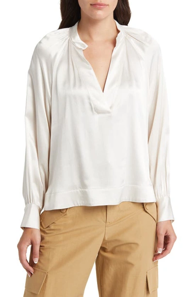 Rails Wynna Silk Blouse In Ivory