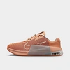 Nike Women's Metcon 9 Training Shoes In Amber Brown/guava Ice/light Bone/mica Green