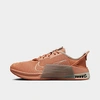 Nike Women's Metcon 9 Flyease Training Shoes In Amber Brown/guava Ice/light Bone/mica Green