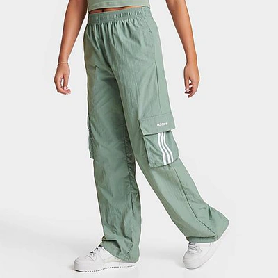 Adidas Originals Adidas Women's Originals Cargo Tracksuit Pants In Silver Green 