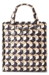 Mz Wallace Women's Mini Quilted Box Tote Bag In Autumn Geo